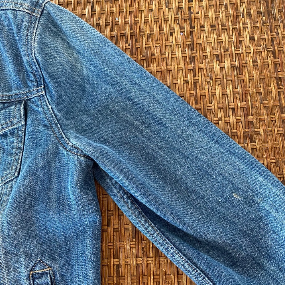 Blue jean jacket Large I Love H81 - Picture 8 of 9